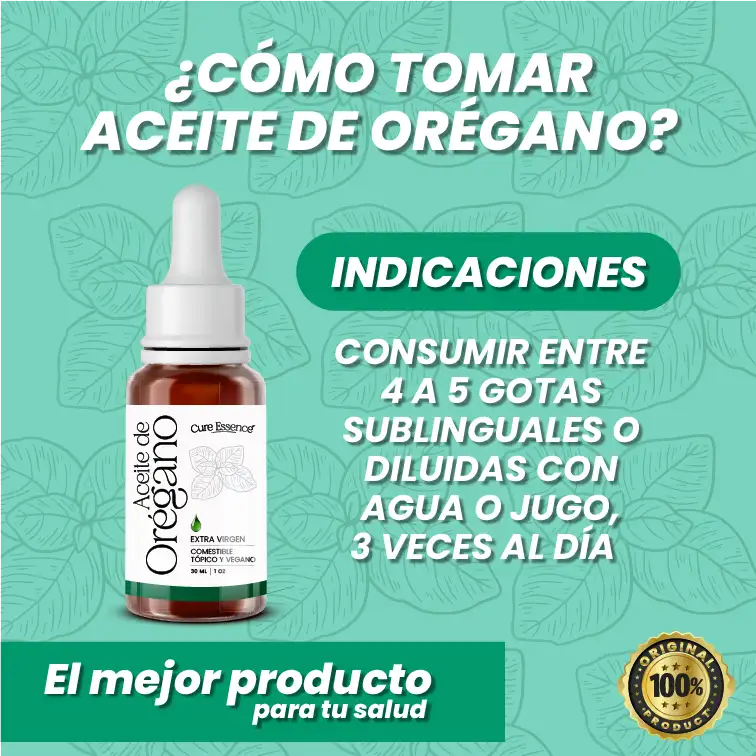 ACEITE DE ORÉGANO 30ML ANTIBIÓTICO NATURAL QUE REFUERZA TUS DEFENSAS